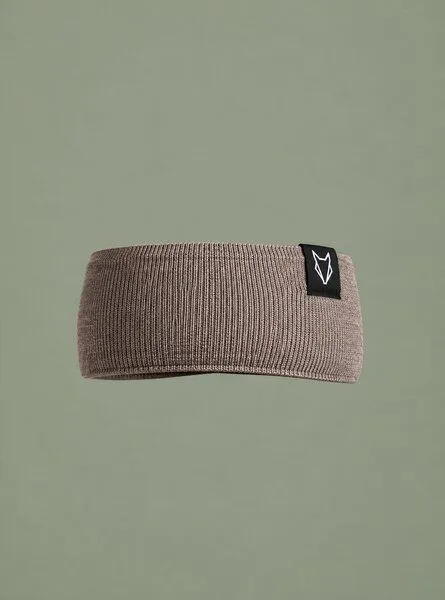 VEROIKON VEROIKON Merino-Stirnband Fuchsbau, Taupe, – Produktbild 2 von 2