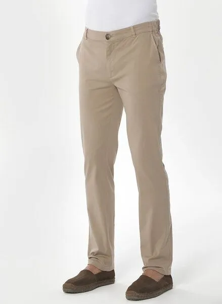 ORGANICATION ORGANICATION Chino-Hose aus Bio-Baumwolle, Natur(beige), – Produktbild 3 von 3