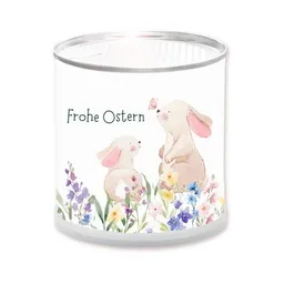 MacFlowers MacFlowers Frohe Ostern Zwei Osterhasen – Anzucht Set mit bunter Blumenwiese – Produktbild 1 von 1