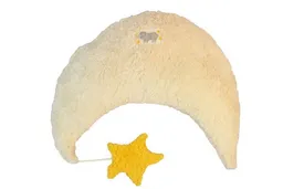 Pat und Patty Pat und Patty Kuschelkissen "Mond" Farbe: weiß – Produktbild 1 von 1