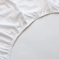 Lesen Design Bettwäsche Lesen - Design-Bettwäsche Spannbettlaken aus BIO-Baumwolle für Doppelbett – Weiß – Produktbild 1 von 1