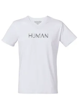 Human Family Human Family Bio Herren V-Neck T-Shirt "Human" – Produktbild 1 von 1