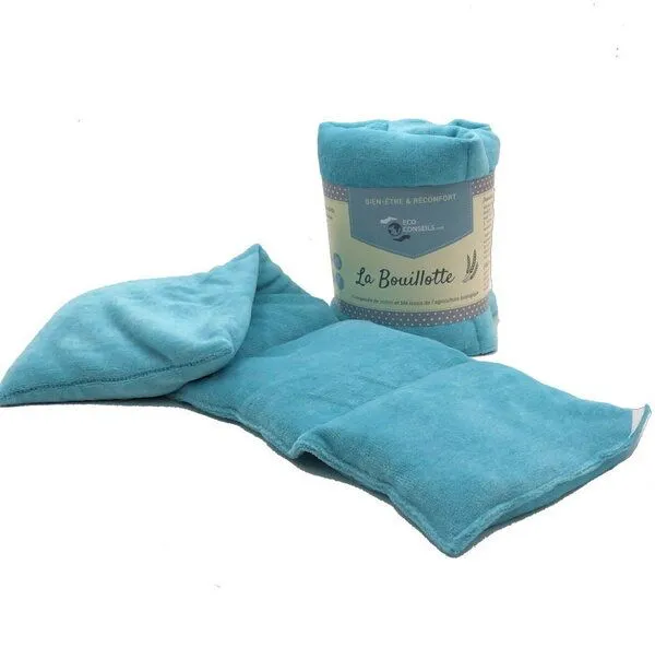Eco-Conseil Eco-Conseil Wärmekissen aus Bio-Baumwolle, Türkis, – Produktbild 1 von 2