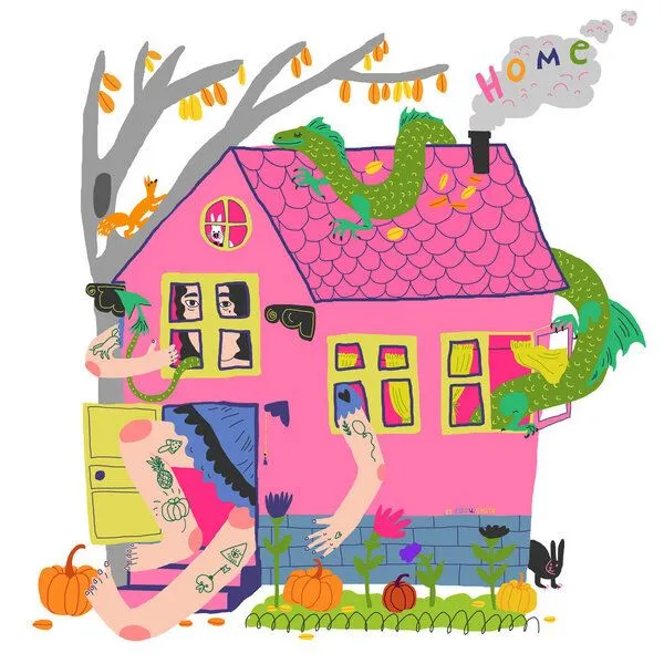 Photocircle Photocircle Poster / Leinwandbild - Home I don't fit in – Produktbild 1 von 4