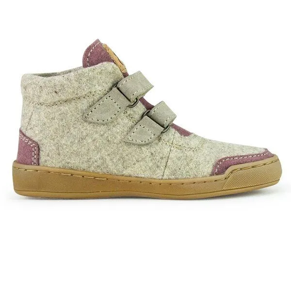 Doghammer Doghammer Warmer Barfußschuh für Kinder - Kids Terrar Wool High, Lila, – Produktbild 4 von 4