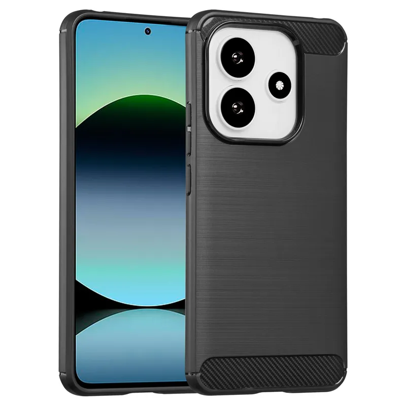 imoshion imoshion Brushed Back Cover für das Xiaomi Redmi Note 14 (4G), Schwarz, – Produktbild 1 von 1