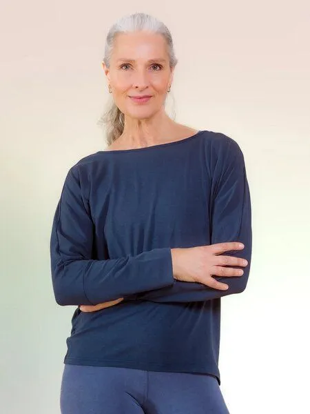 nice to meet me nice to meet me Cover Up mit TENCEL Lyocell, Night blue, – Produktbild 2 von 4
