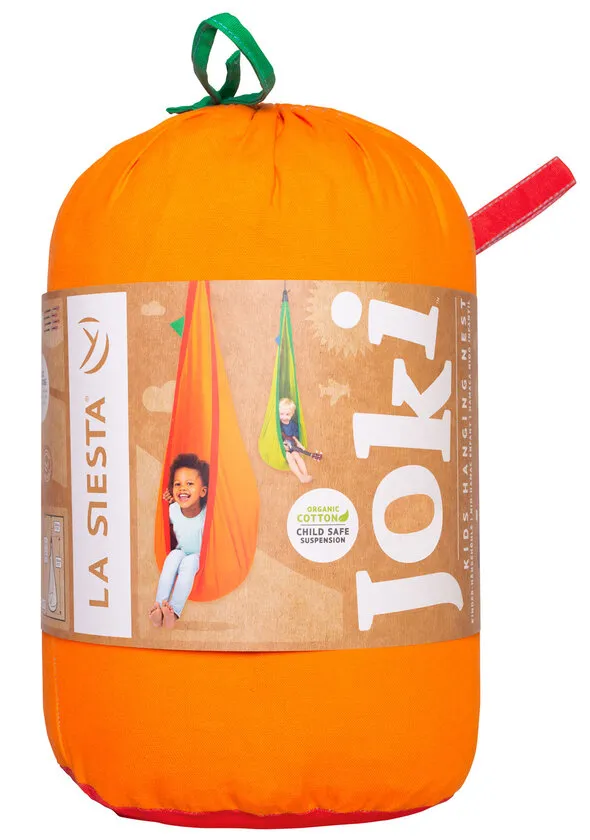 La Siesta LA SIESTA Kinder-Hängehöhle Joki 4-tlg. Ø 70 cm Textil Foxy, Orange, – Produktbild 5 von 5
