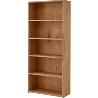 Regal "buxing solid" B 80 x T 33 x H 185,5 cm, Wildeiche – Produktbild 1 von 1