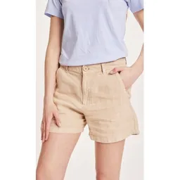 KnowledgeCotton Apparel KnowledgeCotton Apparel Leinenshorts - SENNA loose shorts - aus Bio-Leinen – Produktbild 1 von 1