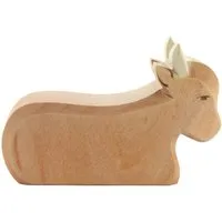 Ostheimer Ostheimer Ochse (liegend) 7 cm Laubholz, handgeschnitzt und lasiert – Produktbild 1 von 1