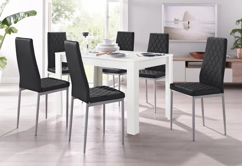 OTTO home Esstisch Meigh (OTTO-Choices), Breite 120 cm, in verschiedenen Farbvarianten erhältlich, Weiß, – Produktbild 7 von 8