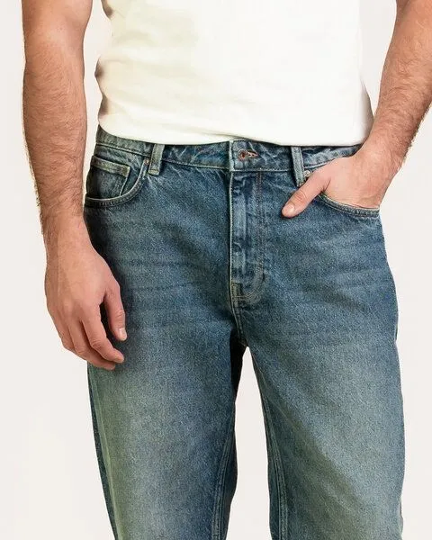 Kuyichi Kuyichi Herren Jeans LARRY Loose Fit aus recycelter Baumwolle, Blue, – Produktbild 7 von 7