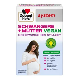 Doppelherz Doppelherz system Schwangere + Mütter Vegan – Produktbild 1 von 1