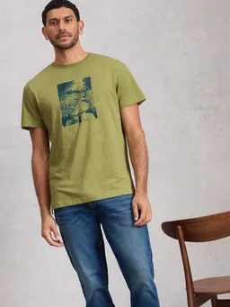 White Stuff Grafik-T-Shirt Abersoch mit Naturmotiv - XL/R – Produktbild 1 von 1