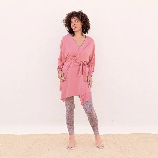 Jaya Jaya SUSAN ANIMAL - High-Rise Leggings mit Allover-Animal-Print, Taupe/taupe, – Produktbild 2 von 3