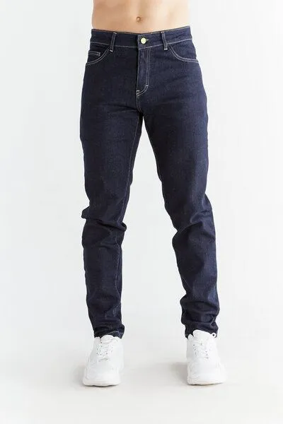 Evermind Evermind M's Slim Fit-MG1012, Dark slate blue, – Produktbild 5 von 6