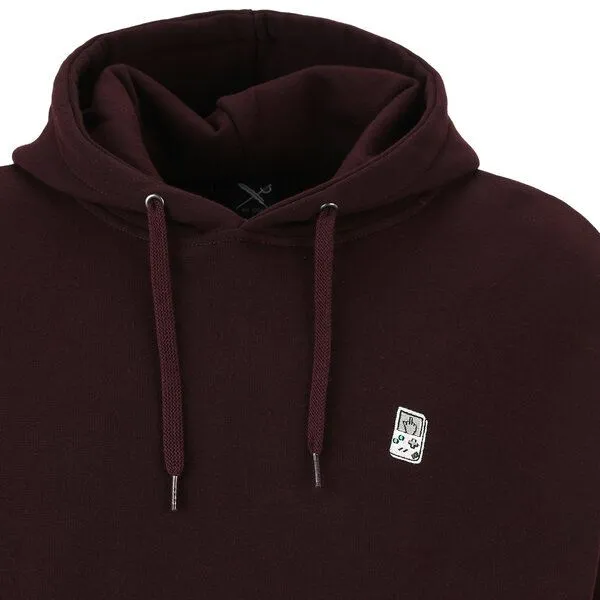 Iriedaily Iriedaily Play Different Hoodie, Aubergine (rot), – Produktbild 3 von 4