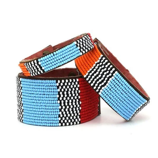 Swahili Coast Swahili Coast Perlenarmband & Armreif - ATLAS, Bunt (rot), – Produktbild 1 von 2