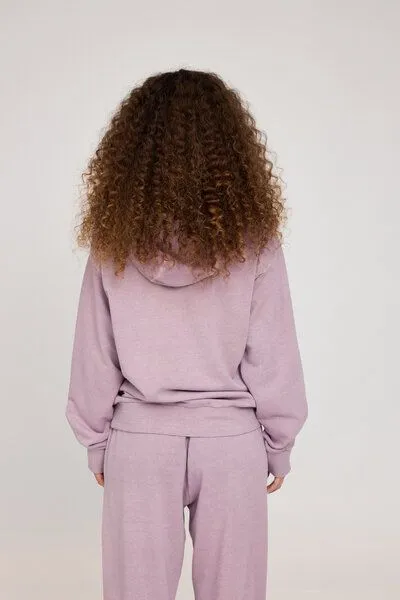 Mazine Mazine Unisex-Hoodie, Eco dye mauve, – Produktbild 2 von 4