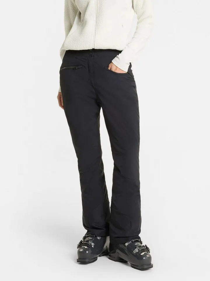 Ziener Ziener Skihose TILLA-Z AQUASHIELD® DAMEN Slim Fit, wasser- u. winddicht, atmungsaktiv, warm durch PrimaLoft®, Schwarz, – Produktbild 2 von 4