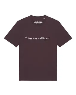 watapparel watapparel T-Shirt Unisex Fass das nicht an – Produktbild 1 von 1