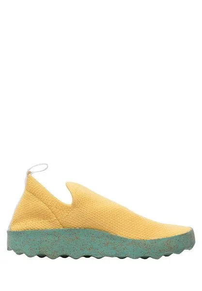 ASPORTUGUESAS ASPORTUGUESAS Elastischer Slip-On Damen Sneaker Care, Royal yellow, – Produktbild 3 von 4