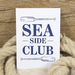Bow & Hummingbird Bow & Hummingbird Postkarte Sea Side Club – Produktbild 1 von 1
