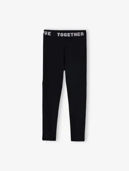 Vertbaudet Leggings Mädchen Schriftzug LOVE TOGETHER am Gummibund – Produktbild 1 von 1