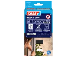 Tesa tesa Fliegengitter "Premium" für Fenster 130 x 130 cm, anthrazit – Produktbild 1 von 1