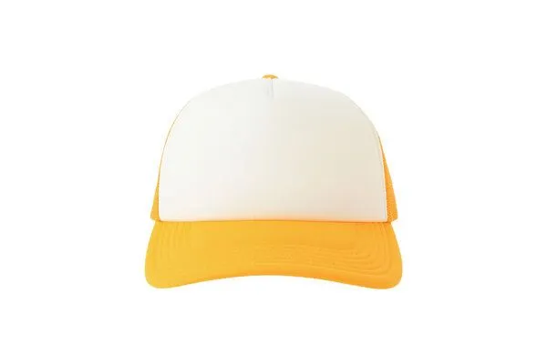 Atlantis Headwear Atlantis Headwear Damen / Herren Mesh Cap 15 Farben, Weiss/gelb, – Produktbild 3 von 5