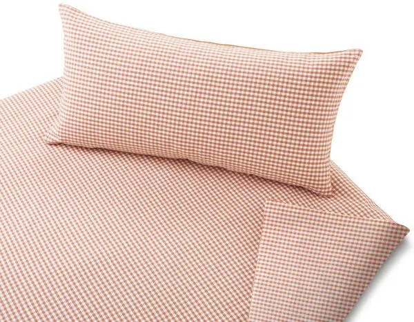 Cotonea Cotonea Bio Edel-Biber-Bettwäsche Chalet, Orange (orange), – Produktbild 1 von 2