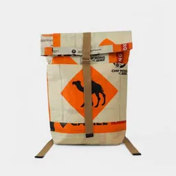 REFISHED fair fashion REFISHED fair fashion Rucksack 'BACKPACK' - upcycelte Zementsäcke – Produktbild 1 von 1