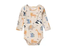 People Wear Organic People Wear Organic Langarm-Body Zoo sand Gr. 86/92 – Produktbild 1 von 1