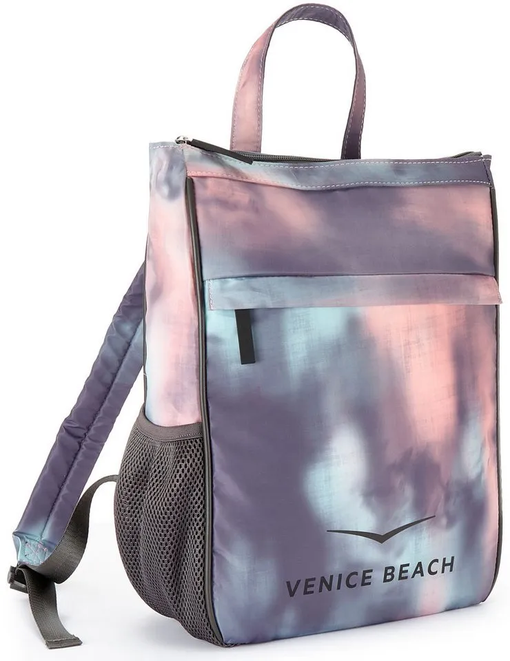 VENICE BEACH VENICE BEACH Rucksack Freizeitrucksack, Sportrucksack, City-Rucksack, Tasche VEGAN, Blau|grau, – Produktbild 2 von 4
