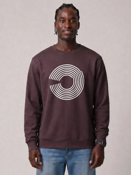 watapparel watapparel Sweatshirt Unisex Abstract 01, Red brown, – Produktbild 2 von 2