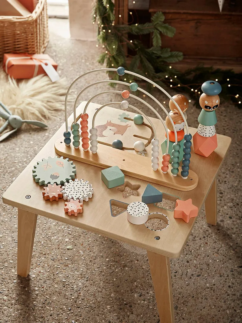 Vertbaudet Kinder Spieltisch REGENBOGEN, Mehrfarbig, – Produktbild 2 von 4