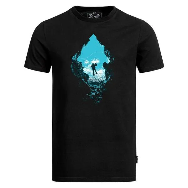 Lexi&Bö Lexi&Bö Adventure Diving T-Shirt Herren, Schwarz, – Produktbild 4 von 4
