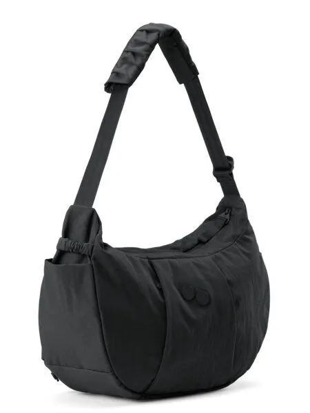PINQPONQ PINQPONQ Crossbody Bag Krumm Large, Crinkle black, – Produktbild 1 von 8