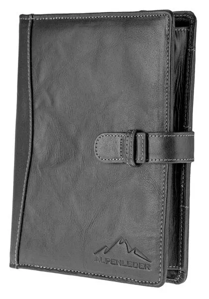 Alpenleder Alpenleder Tablettasche SEILSCHAFT, Ebenholz ( schwarz ), – Produktbild 3 von 4