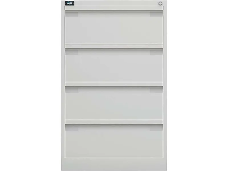 Bisley Bisley Karteischrank "KS 24" zweibahnig, 4 Schubladen, DIN A5, B57xT62xH915cm – Produktbild 1 von 1