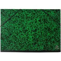 Exacompta 10 Exacompta Zeichenmappen mit Gummizug, 320x450 mm für DIN A3, grün – Produktbild 1 von 1