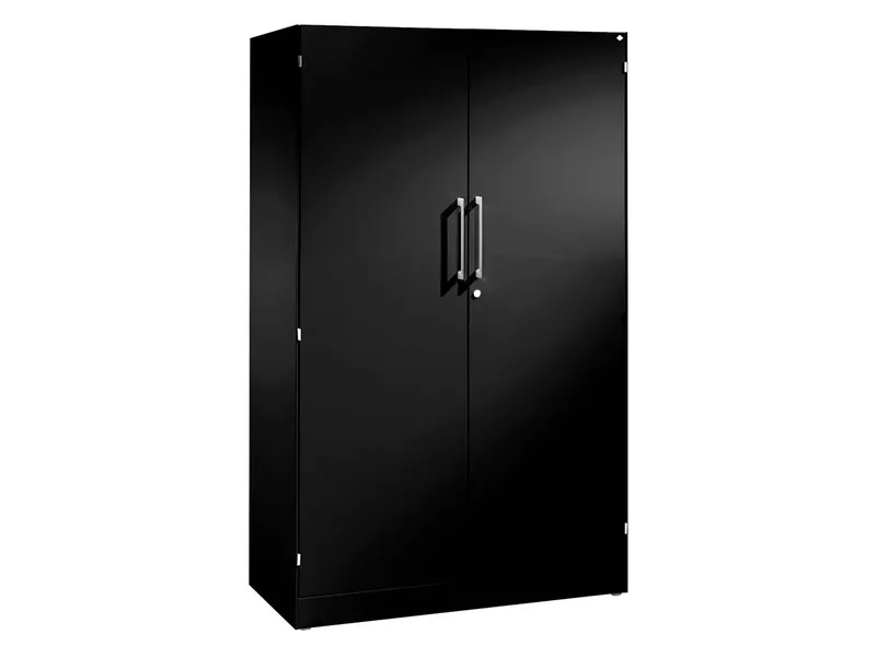 Flügeltürenschrank "CONTACT", Höhe 163,5 cm (BxT) 100 x 43,5, Schwarz, – Produktbild 1 von 1