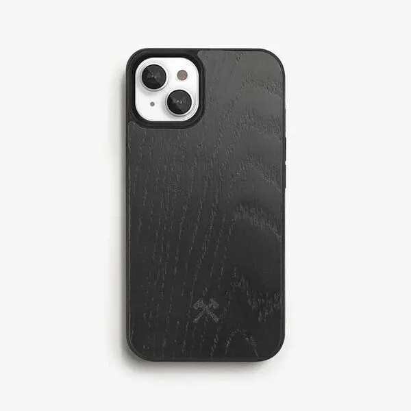 Woodcessories Woodcessories - iPhone Hülle mit Magnet kompatibel mit MagSafe, magnetische Ladefunktion, Schwarzes holz, – Produktbild 1 von 1