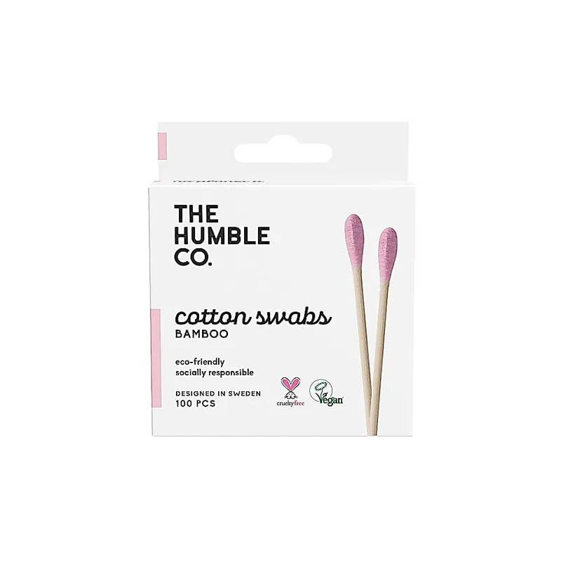 The Humble The Humble Co. Wattestäbchen Lila - 100 Stück – Produktbild 1 von 2
