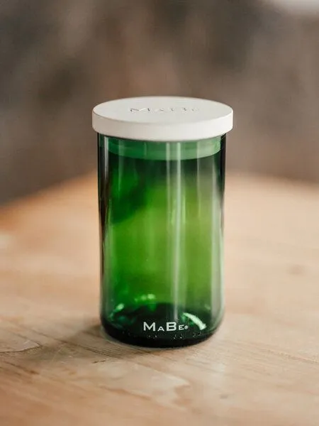 MaBe MaBe Vorratsglas 350ml - perfekt für Geschenke aus der Küche oder stylisches Gewürz, Grün, – Produktbild 3 von 4