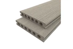 woodstore24 WPC Terrassendiele, coextrudiert, Hohlkammerdiele, grau, 23 x 138 mm, Länge 3 m – Produktbild 1 von 1