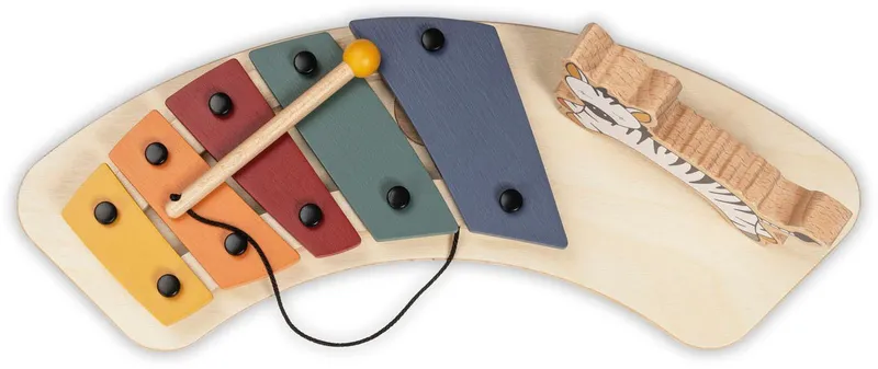 Hauck Hauck Spielzeug-Musikinstrument Play Music Zebra für Hauck Spielbrett Play Tray, Bunt, – Produktbild 3 von 5