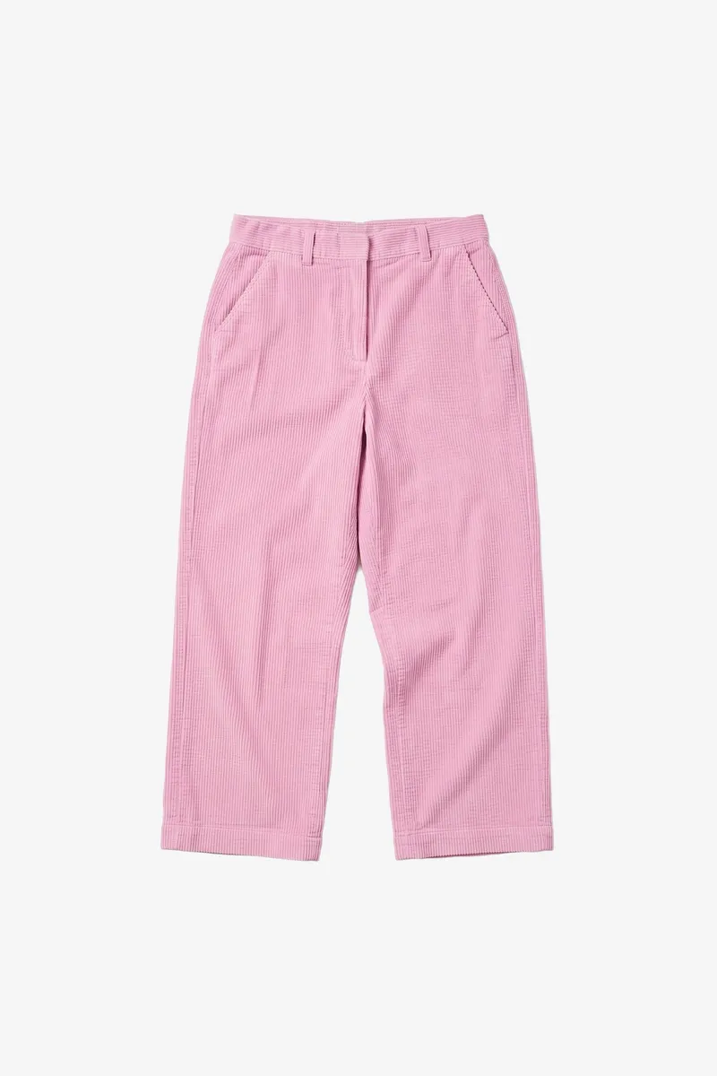 KnowledgeCotton Apparel KnowledgeCotton Apparel Damen vegan Hose Bora Weiter Cord Orchid Haze, Rosa, – Produktbild 1 von 1