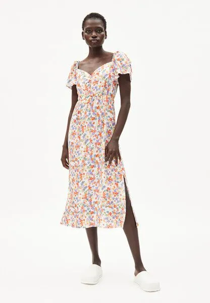 ARMEDANGELS ARMEDANGELS Dreaa Flora Confetti - Damen Webkleid aus LENZING ECOVERO, White, – Produktbild 4 von 4